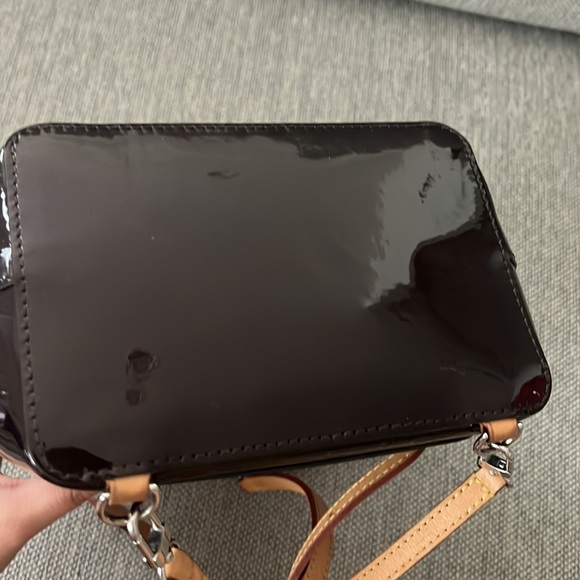 AUTH LV Louis Vuitton Vernis Hot Springs Backpack Rose Amarante - Picture 9 of 12